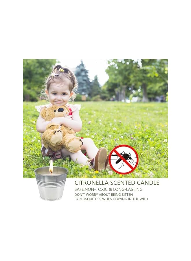 Green Tiger Candles Outdoor,12 Pack Natural Soy Candles up to 15 Hours Burning,Mosquito Candles for Outside,Diwali,Ramadan,Patio Yard Balcony,Camping - Image 4