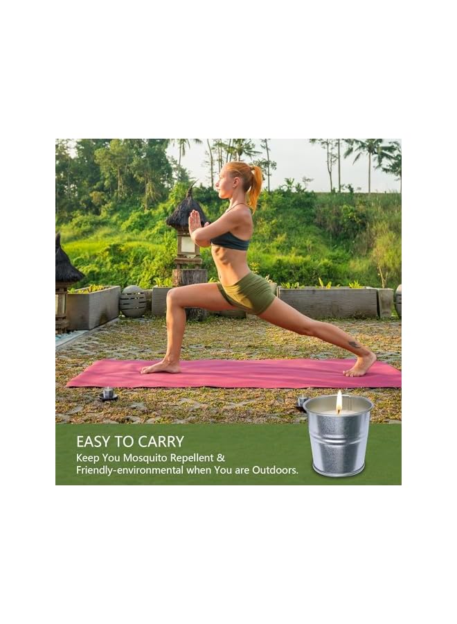 Green Tiger Candles Outdoor,12 Pack Natural Soy Candles up to 15 Hours Burning,Mosquito Candles for Outside,Diwali,Ramadan,Patio Yard Balcony,Camping - Image 5