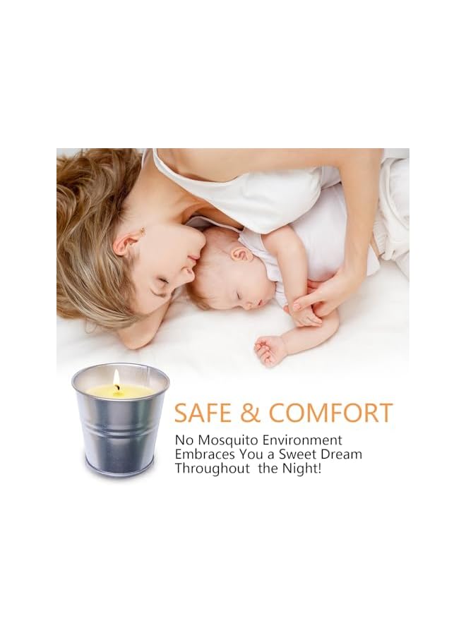 Green Tiger Candles Outdoor,12 Pack Natural Soy Candles up to 15 Hours Burning,Mosquito Candles for Outside,Diwali,Ramadan,Patio Yard Balcony,Camping - Image 3