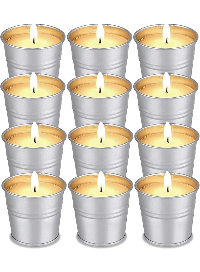 Green Tiger Candles Outdoor,12 Pack Natural Soy Candles up to 15 Hours Burning,Mosquito Candles for Outside,Diwali,Ramadan,Patio Yard Balcony,Camping - Image 1