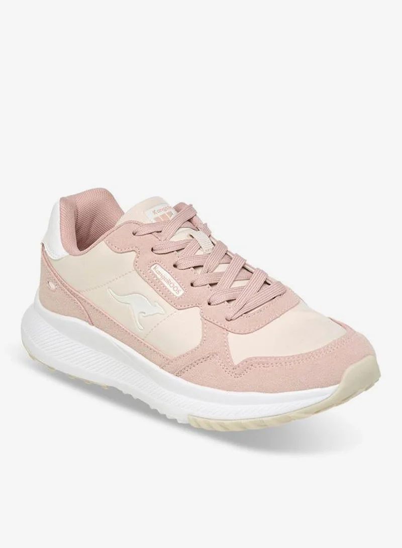 كانغاروس أحذية رياضية نسائية برباط وقطع شبكية