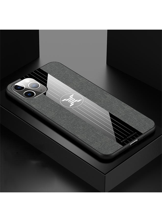 The Bros Case For iPhone 11 Pro Stitching Cloth Textue Shockproof TPU Protective Case