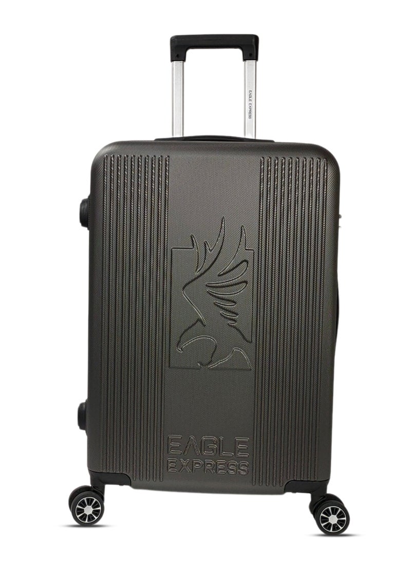 Eagle Express Ramble ABS Hard Trolley Luggage - 28 inch - Grey - 1-Year Warranty - Image 1