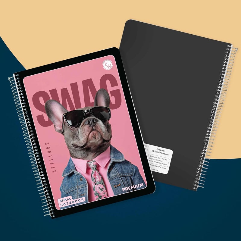 PW Physics Wallah 400 Pages Notebook | 6 Subject | A4 Ruled | Spiral Binding | Strong Plastic Cover | Ideal for School, College & Exam Preparation - Image 5