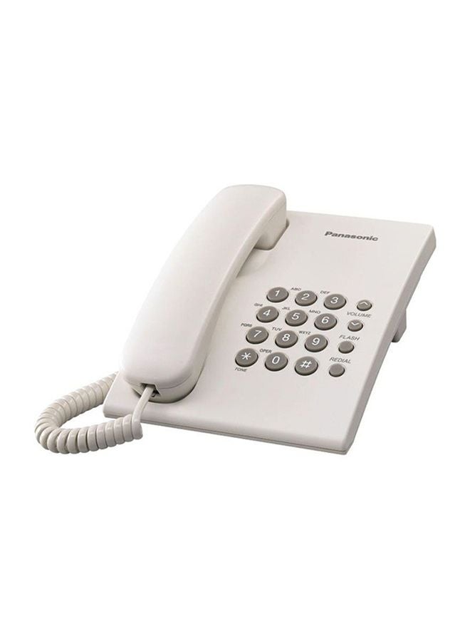 Integrated Corded Telephone White