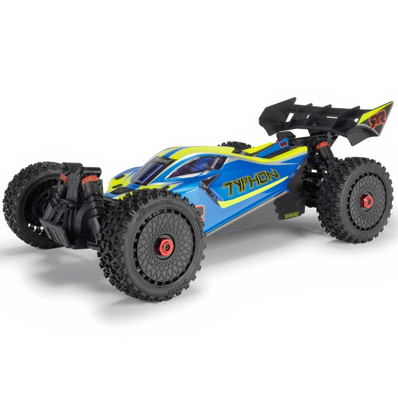 ARRMA سيارة آرما RC 18 تايفون 4X4 RTR بوجي زرقاء (البطارية والشاحن غير متضمنين) ARA4206V4T1 - Image 3