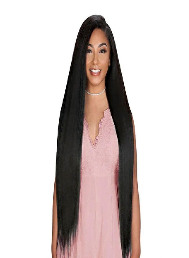 زوري شعر مستعار صناعي من زوري سيس - شعر طبيعي ياكي 30 بوصة (اللون: أسود فاحم 1) - Image 2