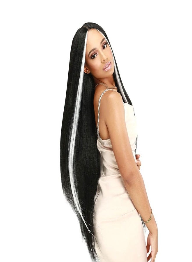 زوري شعر مستعار صناعي من زوري سيس - شعر طبيعي ياكي 30 بوصة (اللون: أسود فاحم 1) - Image 1