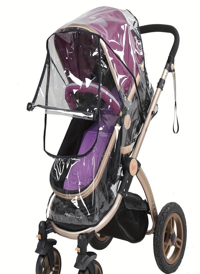 hito Universal Fit Stroller Rain Cover High Landscape Windproof Cover - Image 1