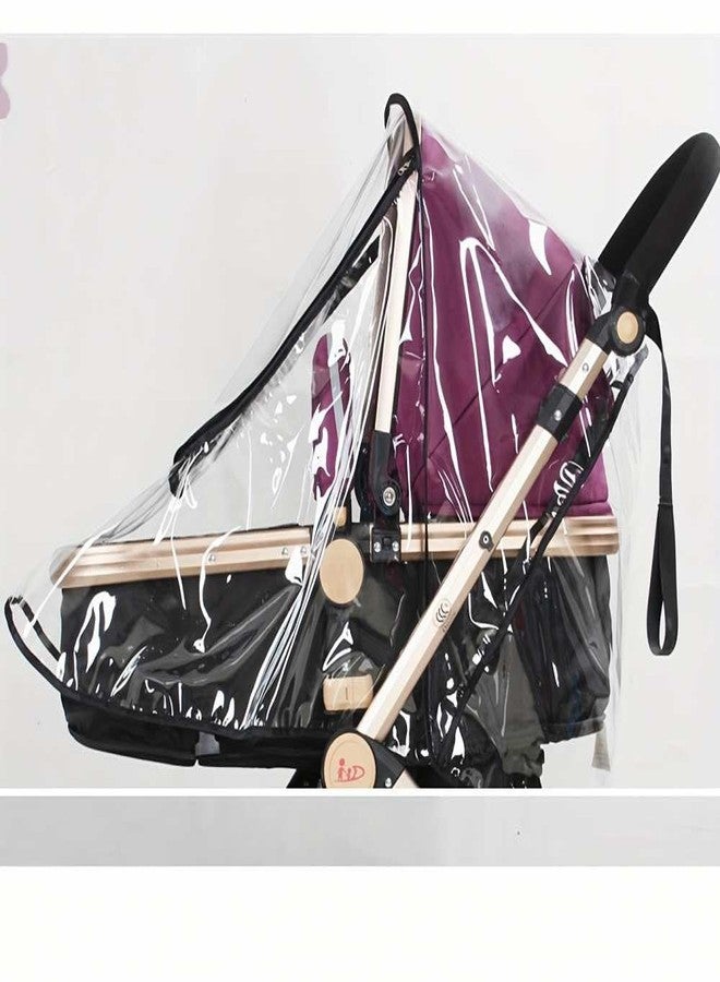 hito Universal Fit Stroller Rain Cover High Landscape Windproof Cover - Image 3