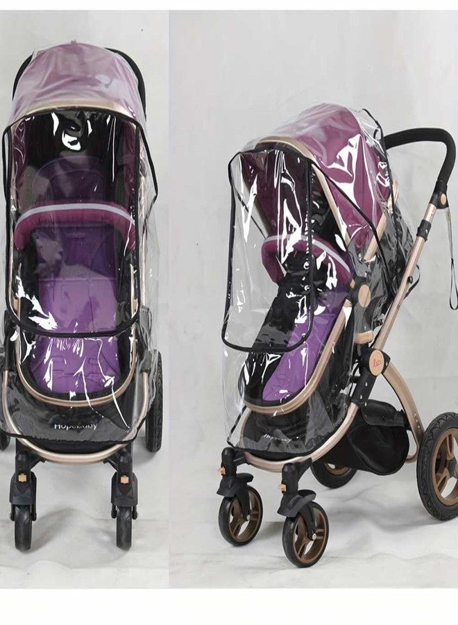 hito Universal Fit Stroller Rain Cover High Landscape Windproof Cover - Image 4