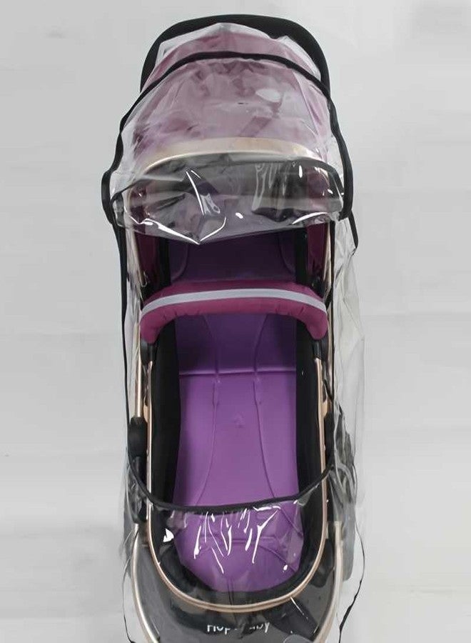 hito Universal Fit Stroller Rain Cover High Landscape Windproof Cover - Image 5