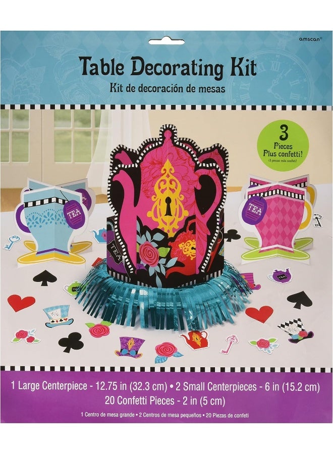 Amscan Mad Tea Party Table Decorating Kit