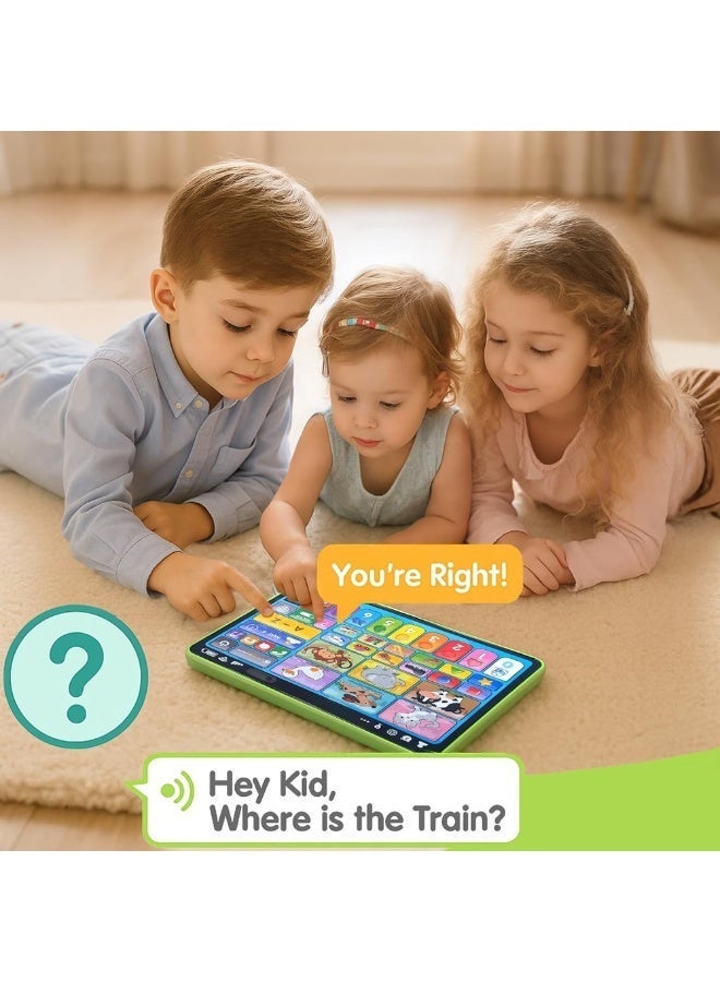 Twisoo Multifunctional Learning Tablet for Kids – Interactive Educational Reading Pad with 3 Languages, Alphabet, Numbers, Music & Games – Preschool Learning Toy for Babies & Toddlers - Image 3