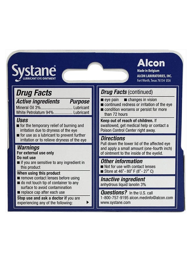 Systane Nighttime Lubricant Eye Ointment 3.5G Tube - Image 2