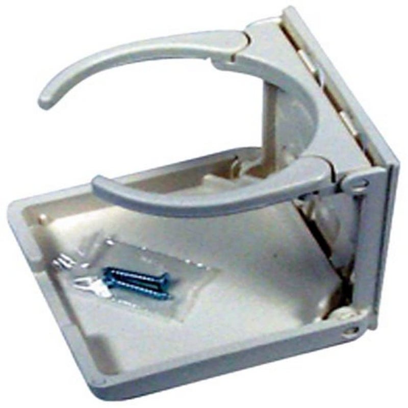 American Technology CH00100-WHT-1 Collapsible and Adjustable Drink Holder - White - Image 2