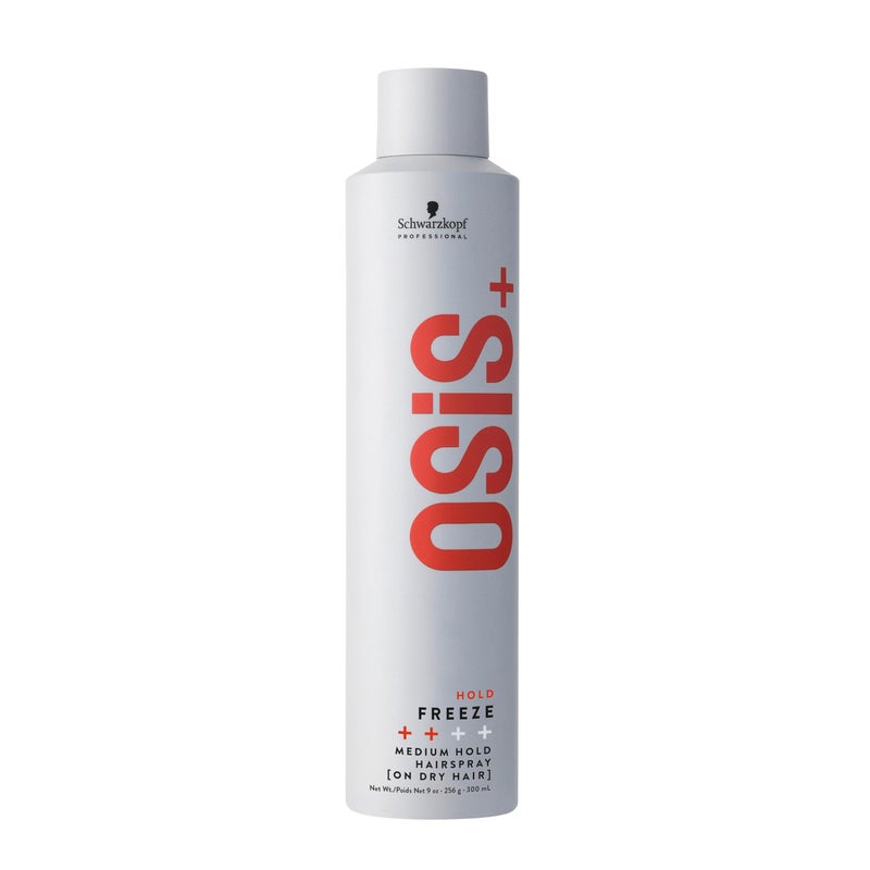 OSiS+ Freeze Medium Hold Hairspray 9oz | All Day Hold and Shine | Heat and Humidity Protection - Image 1