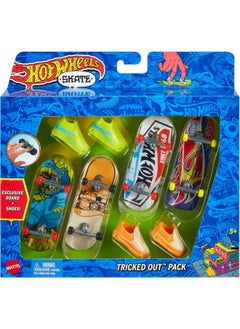 Skate 4 Fingerboards & 2 Pairs Of Removable Skate Shoes, Tricked Out Pack Of Fully Assembled Boards, 1 Exclusive Set - pzsku/Z16789F88686465C1BC98Z/45/_/1724128942/0c1ac83b-800a-4e89-a67c-a74587bc9547