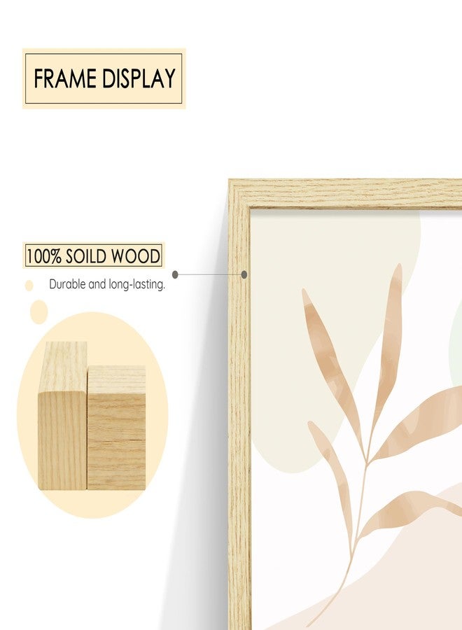 DUENPY Natural Wood 12 Pack Picture Frames Collage Wall Decor Set, Multi-Size Gallery Frames for Wall Mounting & Tabletop Display, Includes 4pcs 8x10, 4pcs 5x7, 4pcs 4x6 Wood Color Photo Frame - Image 5