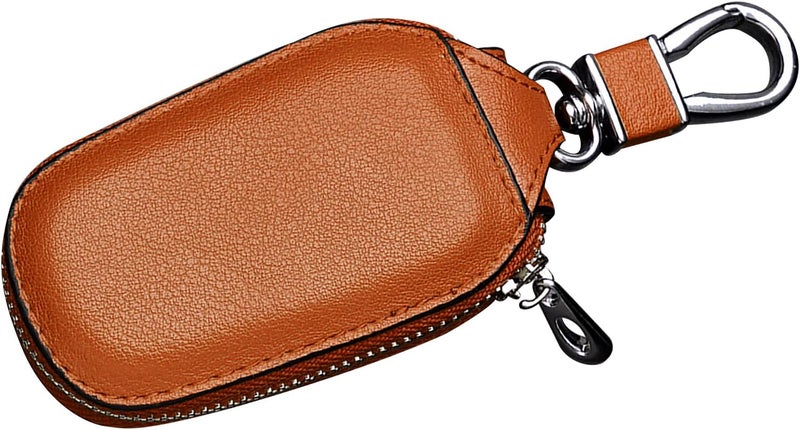 Wet anti slip Yinhing Car Key Fob Holder Versatile Large Capacity Waist Hanging Key Case for Men and Women and Stylish Design Ideal for Home Office and Outdoor Activities Blue Color (Brown) Global flexible assemble picks - Image 5