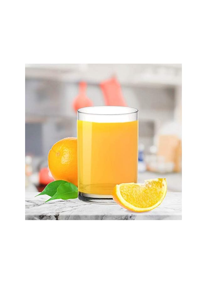 S-TOP Fin Line Juice Glass, Set Of 6, Clear, 175 Ml, B01206, Beverage Glass, Liquid Tumbler, Water Glass, Juice Glass, Citrus Glass - Image 4
