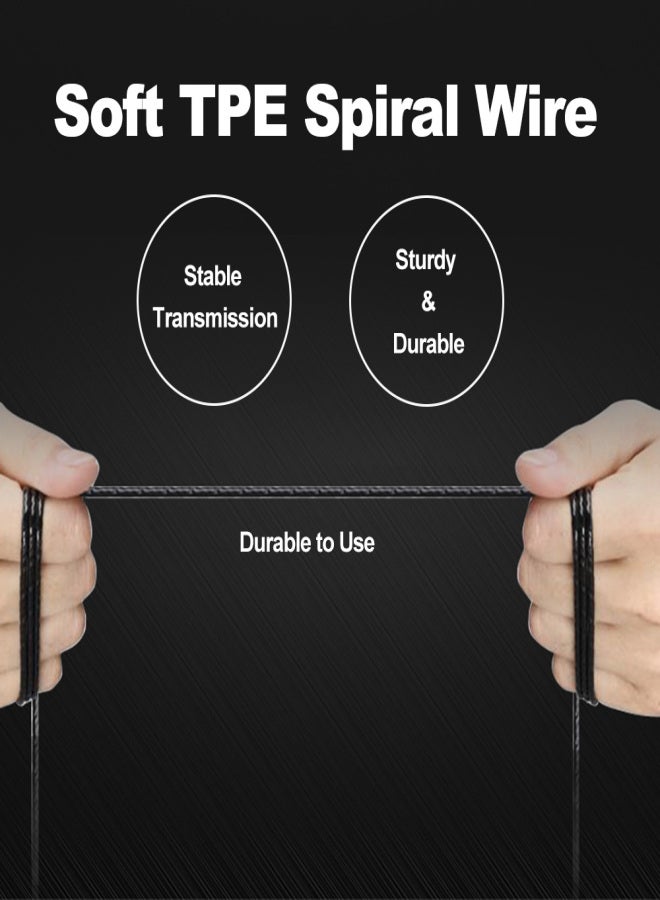 بي تي إم سماعات رأس سلكية PTM M4 داخل الأذن، مزودة بمنفذ Type-C، مصنوعة من المعدن، مع وحدة تحكم بالخط وميكروفون، متوافقة مع هواتف MI 6 / Note 3 / MIX 2 وسلسلة LE 2 / 3 - Image 2