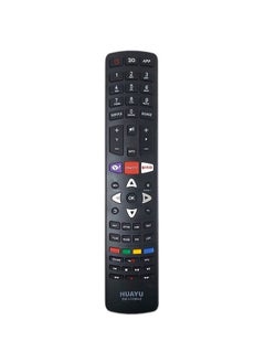 Huayu Remote Control For Tcl Smart Tv Black 