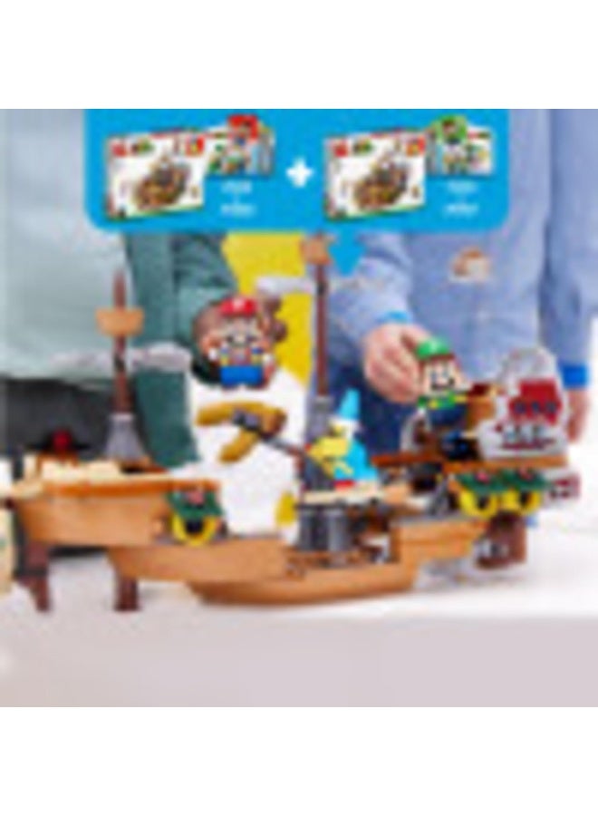 LEGO مجموعة توسيع سفينة باوزر الجوية من ليجو سوبر ماريو 71391؛ لعبة تجميع وعرض ولعب للأطفال، جديدة 2021 (1,152 قطعة) - Image 2