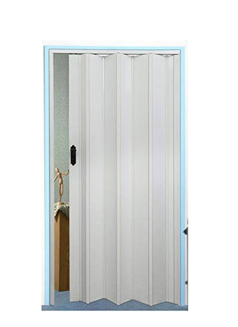 KNP KNP White Folding Door 16 Inch is a space-saving and stylish door solution ideal for homes, offices, closets, and storage areas. 