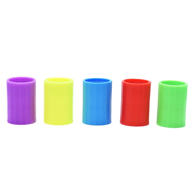 Mihey 25 Pieces Tornadoes In A Bottle  Plastic Tornado Bottle Connector Cyclone Tube Vortex Connector For Scientific Experiment  5 Colors - Image 3