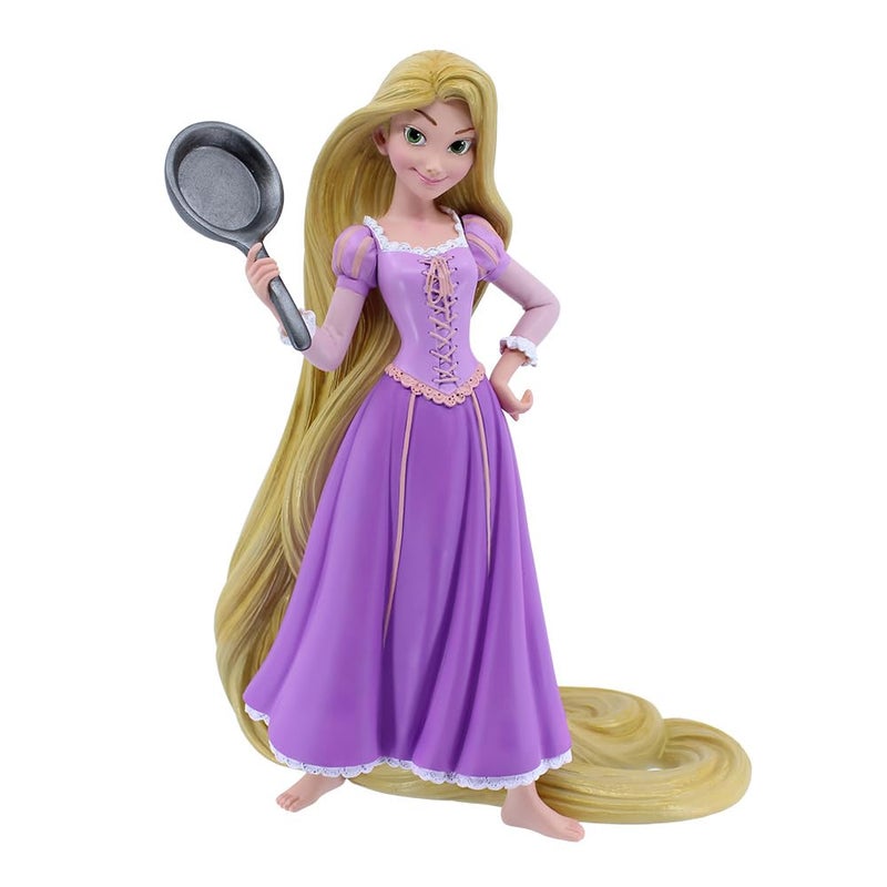Enesco Disney Showcase Tangled 15th Anniversary Rapunzel Holding Frying Pan Figurine 839 Inch Multicolor