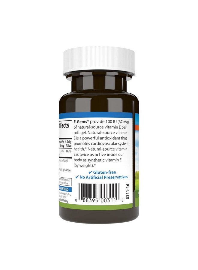 كارلسون - إي-جيمز، 100 وحدة دولية (67 مجم)، فيتامين إي من مصدر طبيعي، لصحة القلب والعافية المثلى، مضاد للأكسدة، 100 كبسولة هلامية ناعمة - Image 3
