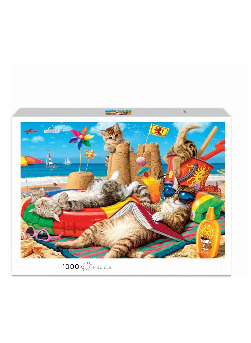Anna 1000-Piece Creative Puzzle with Cartoon Scenery - Image 2