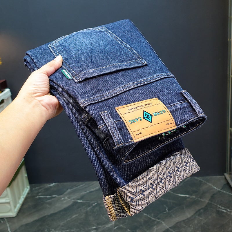 Unisex Classic Denim Jeans Loose Fit Daily Outdoor Wear - Image 4