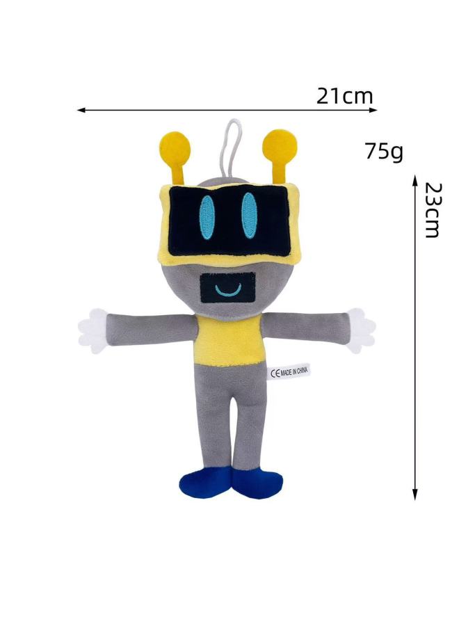 Sprunki Plush Rhythm Box Game Peripheral Plush Doll Doll-Color:Humanoid Robot-Height:Naked - Image 1
