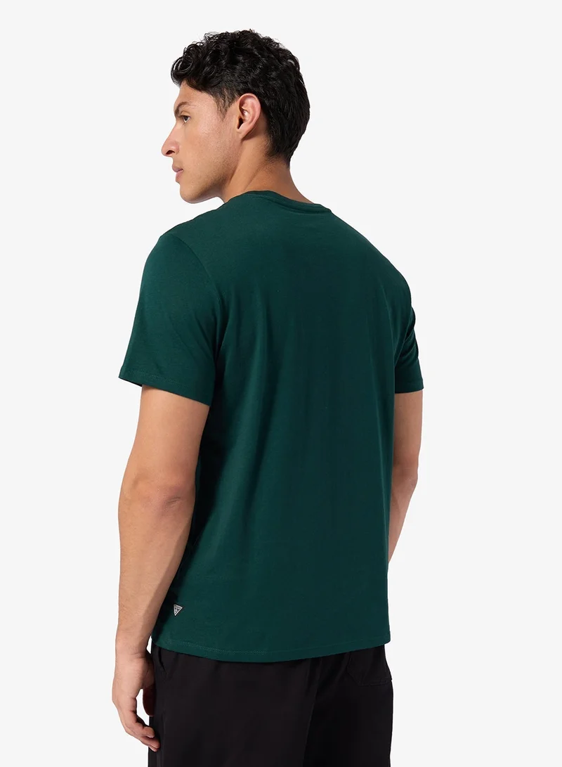 GUESS Short Sleeve Painted Triangle Tee