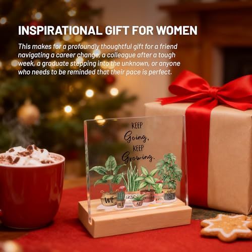 Olicard Inspirational Christmas Gifts for Women, Girl, Motivational Desk Decor for Dorm, Office, Cubicle, Classroom Teacher Desk Decor, Cheer Up Gift for Coworker Friends - Image 5