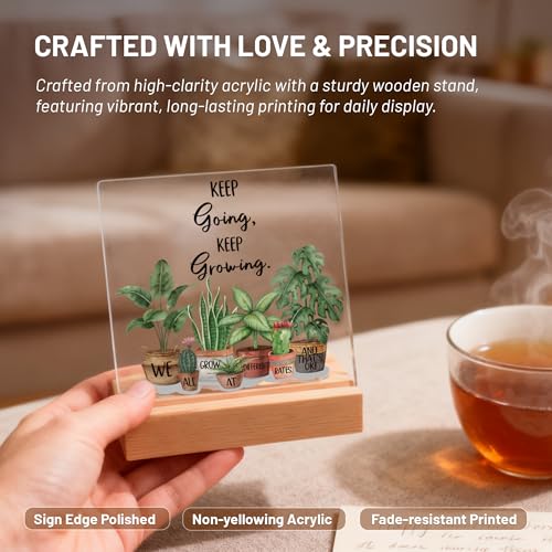 Olicard Inspirational Christmas Gifts for Women, Girl, Motivational Desk Decor for Dorm, Office, Cubicle, Classroom Teacher Desk Decor, Cheer Up Gift for Coworker Friends - Image 4