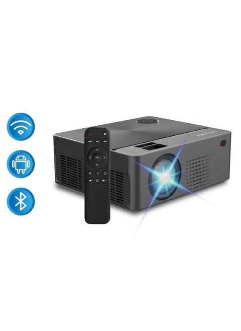 Datazone WiFi Projector, Smart Bluetooth Projector Supports 1080P Video and Films, 2800 Lumens and 150-Inch Max Screen Compatible with iOS, Android, Windows, TV, PS5, Model 4005