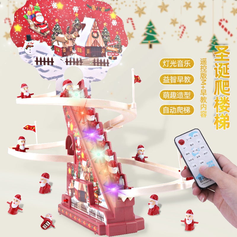 Christmas Gift Electric Slide Track Toys Christmas Slide Early Education Educational Toys Christmas Children'S Toys - Image 3