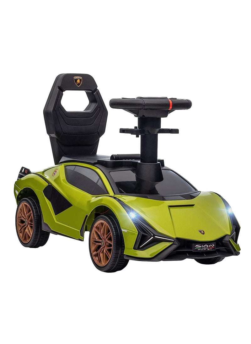 FACTUAL TOYS Lamborghni Sian FKP 37 Pusher car - Green  - Image 1