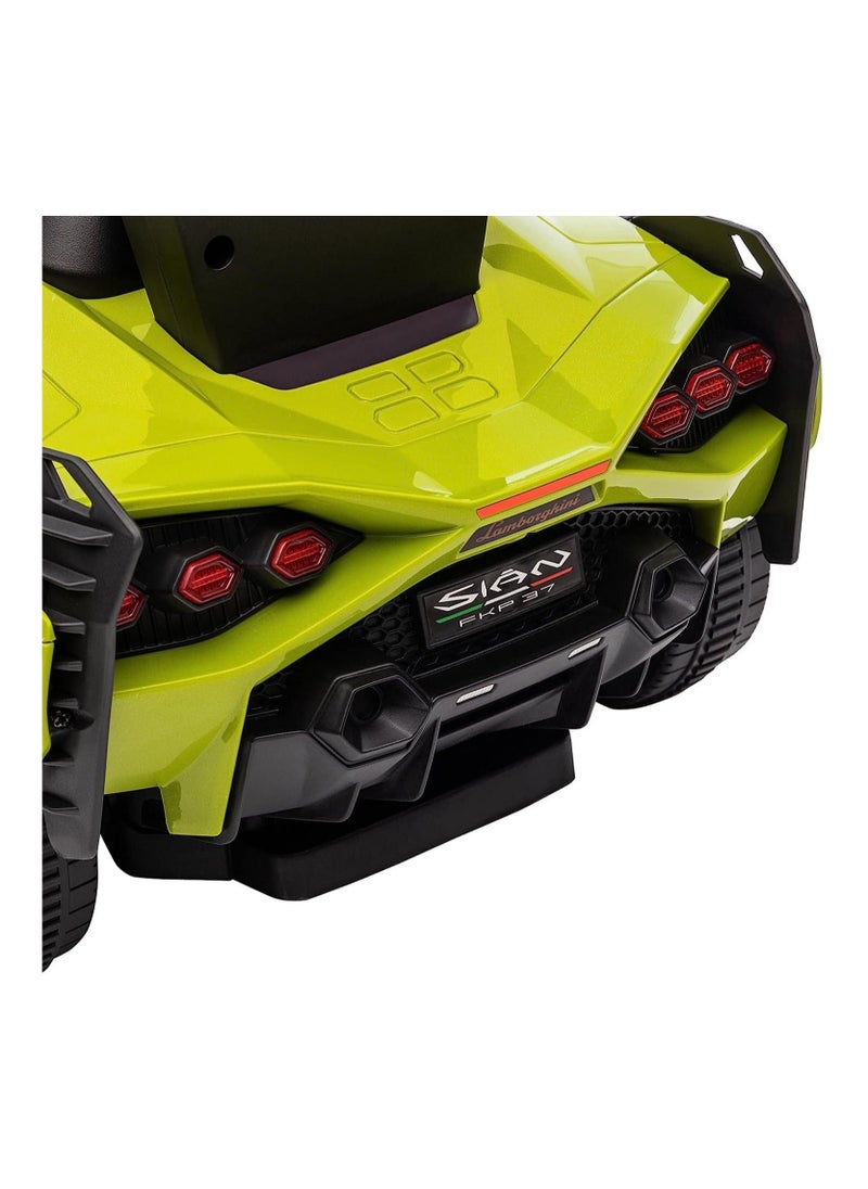 FACTUAL TOYS Lamborghni Sian FKP 37 Pusher car - Green  - Image 3