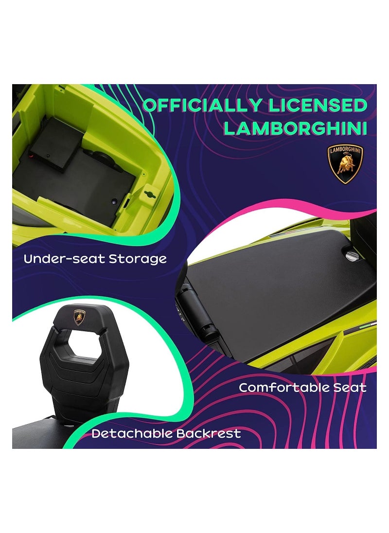 FACTUAL TOYS Lamborghni Sian FKP 37 Pusher car - Green  - Image 5