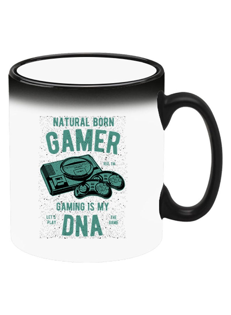 Theodor Color Changing Heat Sensitive Ceramic Mug, Image Revealed When HOT Liquid is Added! Natural born gamer - Image 2