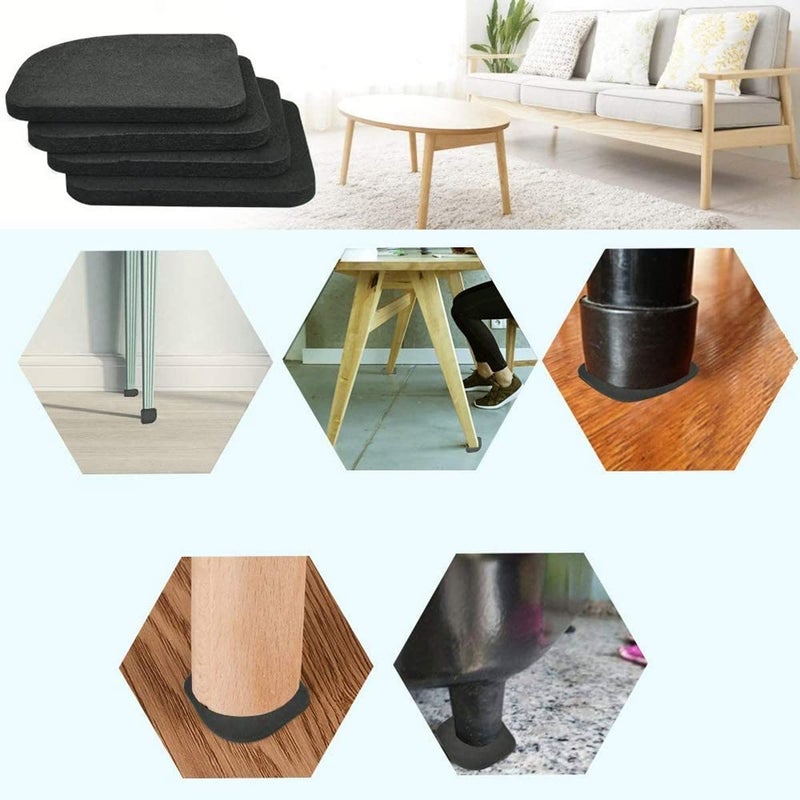 SHFTI Washing Machine Shock Pads MultiFunctional AntiVibration Universal Rubber Silent Feet Pads NonSlip Shock Pads for Electric Appliance Table Furniture Floor Protector Black Pack of 12 - Image 2
