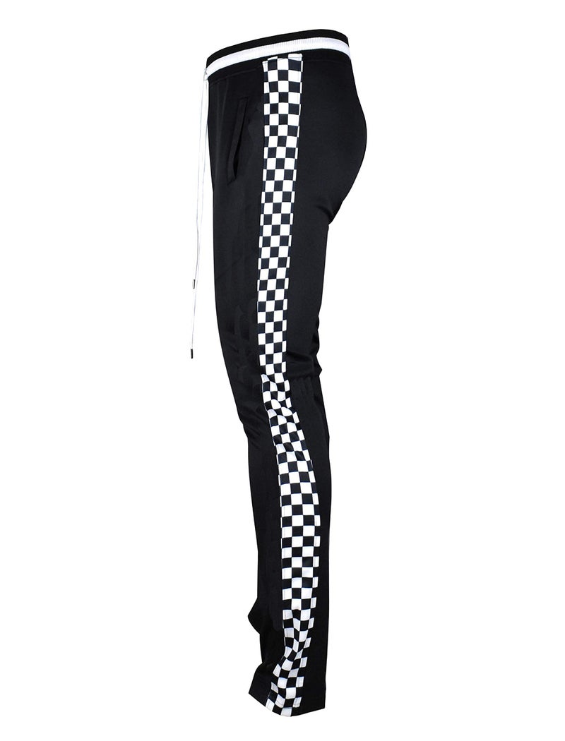SCREENSHOT Men's Athletic Fitness Slim Fit Workout Track Pants BASIC P11854-Black-Large - Image 4
