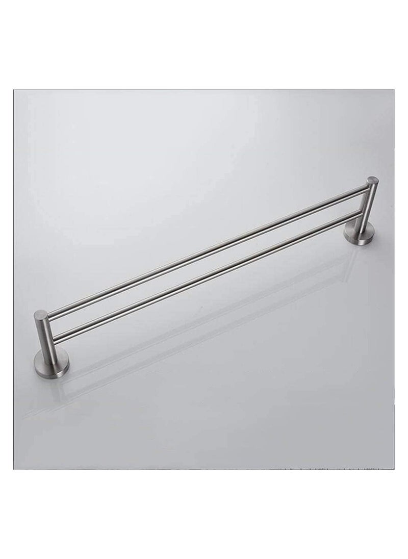 Generic - Towel Shelf Multi-Function Towel Rack Stainless Steel Towel Storage Wall Mounted Bath Towel Rail, Single Towel Bar for Bathroom (Size : 700mm) - Image 1