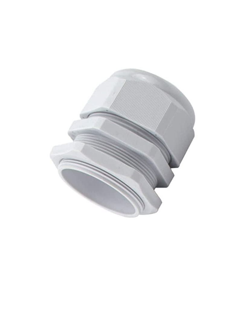 Armoured Cable Gland Kit for Outdoor Sockets and Junction Boxes & Industrial Use with Lock Nut PVC Shroud and Earth Tag (40S, CW) - Image 2
