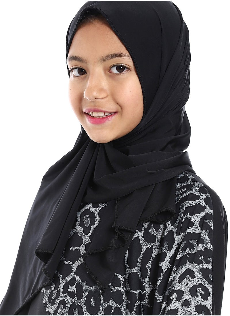 Caesar Patterned Isdal Prayer For Girls  - Image 3