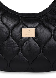 CAPRESE Caprese Briar Abstract Black Faux Leather Medium Hobo Handbag  - Image 2